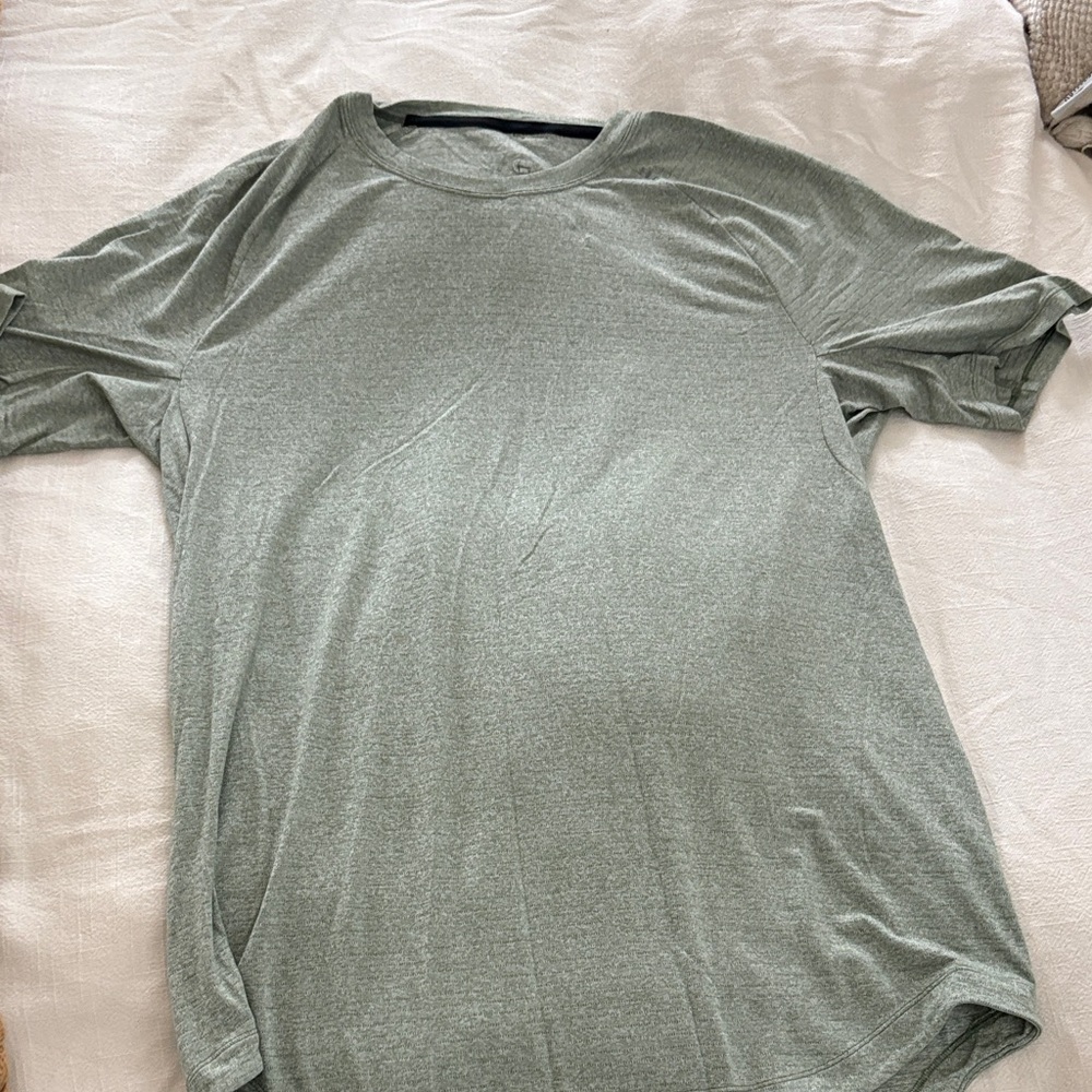 lululemon athletica Sage Green Short Sleeve Tee